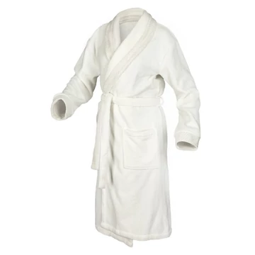 Női köntös 100% pamut fehér csillogó díszítéssel Női köntös 100% pamut fehér csillogó díszítéssel