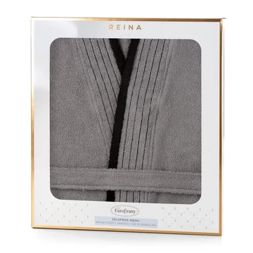 Luz férfi köntös 340 GSM 100% pamut acélkék színben Luz férfi köntös 340 GSM 100% pamut acélkék színben