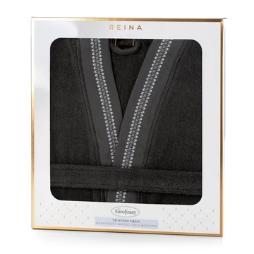 Luz férfi köntös 100% pamut fekete színben Luz férfi köntös 100% pamut fekete színben