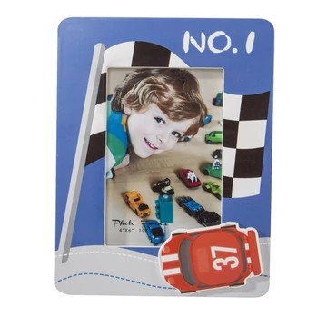 Alex dekoratív fa keret - kék Alex dekoratív fa keret - kék