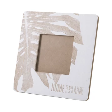 Palm dekoratív fa képkeret - krém szín Palm dekoratív fa képkeret - krém szín