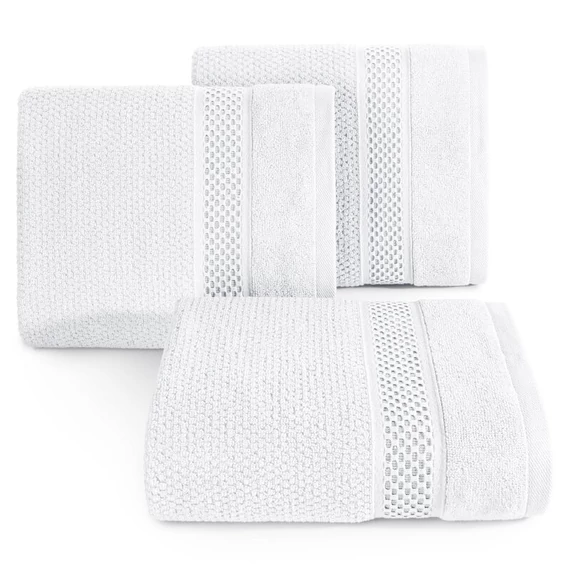 DANNY pamut törülköző rizsszerkezettel kiemelve domború mintájú jacquard szegéllyel