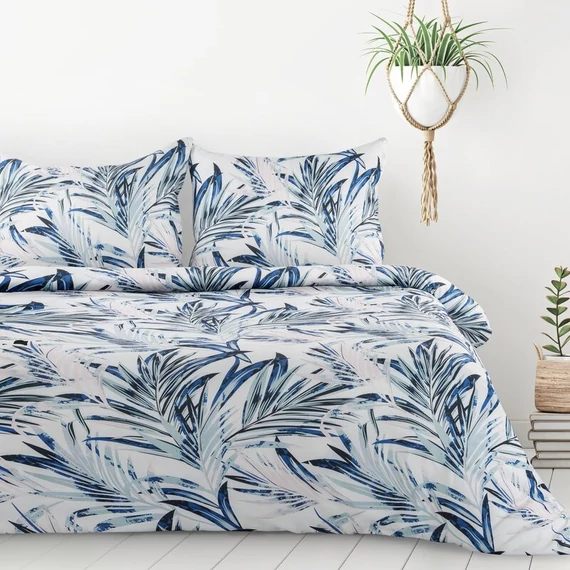 DESIGN 91 ALANA mikroszálas ágyneműgarnitúra pálmalevél nyomattal