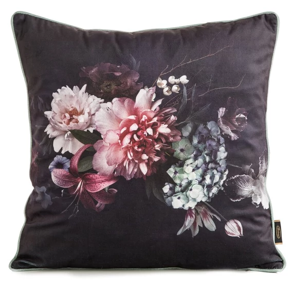 Poszewka Velvet 137 - Stílusos design, 100% poliészter, fekete színben