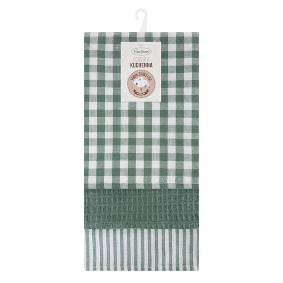 Lucy konyharuha szett - 100% pamut, 200 GSM, konyhai használatra