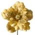 Kép 2/3 - Maura dekoratív virág - arany színben, 19 cm átmérőjű Kép 2/3 - Maura dekoratív virág - arany színben, 19 cm átmérőjű