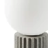 Kép 3/3 - Aspen Lampa - Dekoratív Asztali Lámpa, Betondizájn, Fehér Szín