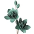 Kép 1/2 - Flore 715 dekoratív virág, EVA anyag, türkiz szín