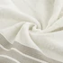 Kép 4/7 - Pati törölköző dekoratív jacquard szegéllyel 100% pamut krém színben