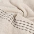 Kép 4/6 - Riva törölköző dekoratív jacquard szegéllyel 100% pamut bézs színben