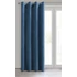 Kép 3/16 - D91 Rosa függöny, késztermék, velúr anyag, sötétkék szín, 100% poliészter