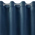 Kép 5/16 - D91 Rosa függöny, késztermék, velúr anyag, sötétkék szín, 100% poliészter