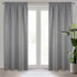 Kép 1/12 - Jula kész függöny - eco stílus, 100% poliészter, szürke szín