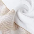 Kép 4/5 - BLANCA 12 törölköző puha pamutból, jacquard szegéllyel, geometrikus motívummal