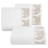 Kép 1/6 - BLANCA 8 törölköző puha pamutból, jacquard szegéllyel, levélmotívummal