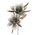 Kép 1/3 - Flore 744 Dekoratív Virág, Popielat Szín, 90% EVA, 10% Fém