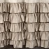 Kép 6/12 - Beige kész függöny 100% poliészter elegáns fodrokkal