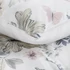 Kép 6/7 - TAVASZ 37 ágynemű 220x200 cm pamut színű fehér, zöld virágmintás 