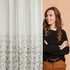 Kép 12/12 - Mariela függöny készlet, velúr, krém színű, 140 cm széles, 270 cm hosszú