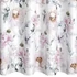 Kép 6/10 - Roselin függöny, virágmintás mikrofibra, 100% poliészter, fehér színben