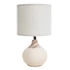 Kép 1/3 - Ceramika Lampa Dekorációs - Krém - O 18 cm
