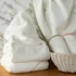 Kép 5/5 - Baby56 gyerek törölköző 100% pamut fehér színben