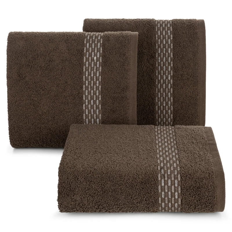 Riva törölköző Elegáns 100% pamut barna