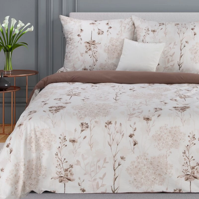 Ren ágynemű szett - 100% pamut - krém szín