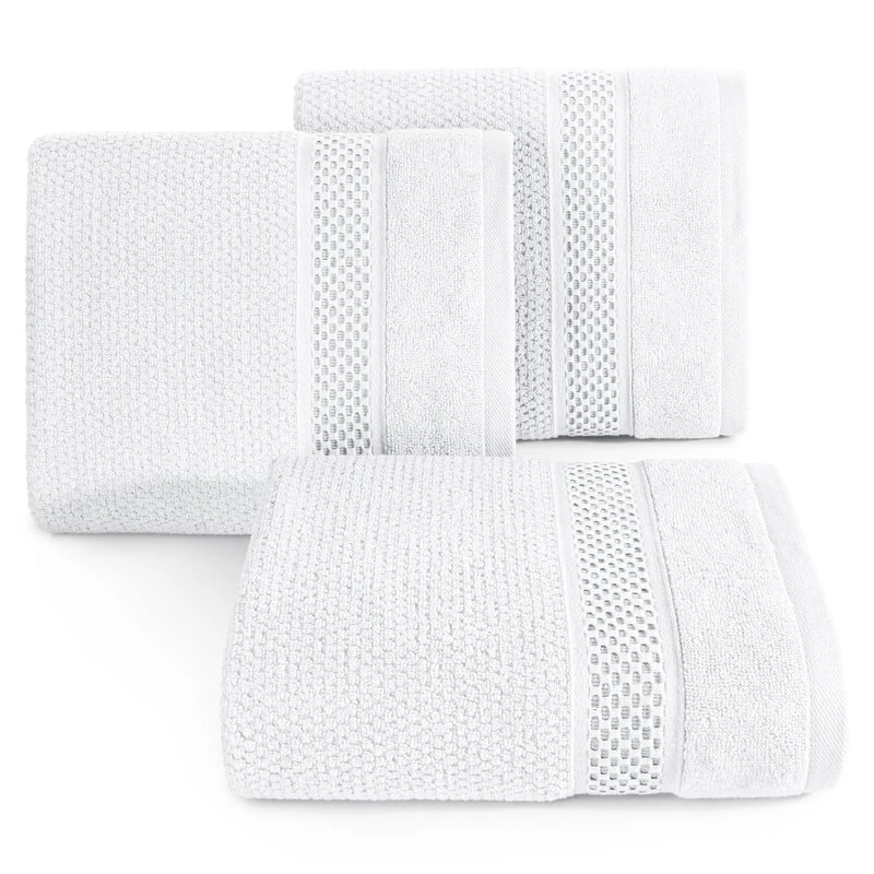 DANNY pamut törülköző rizsszerkezettel kiemelve domború mintájú jacquard szegéllyel