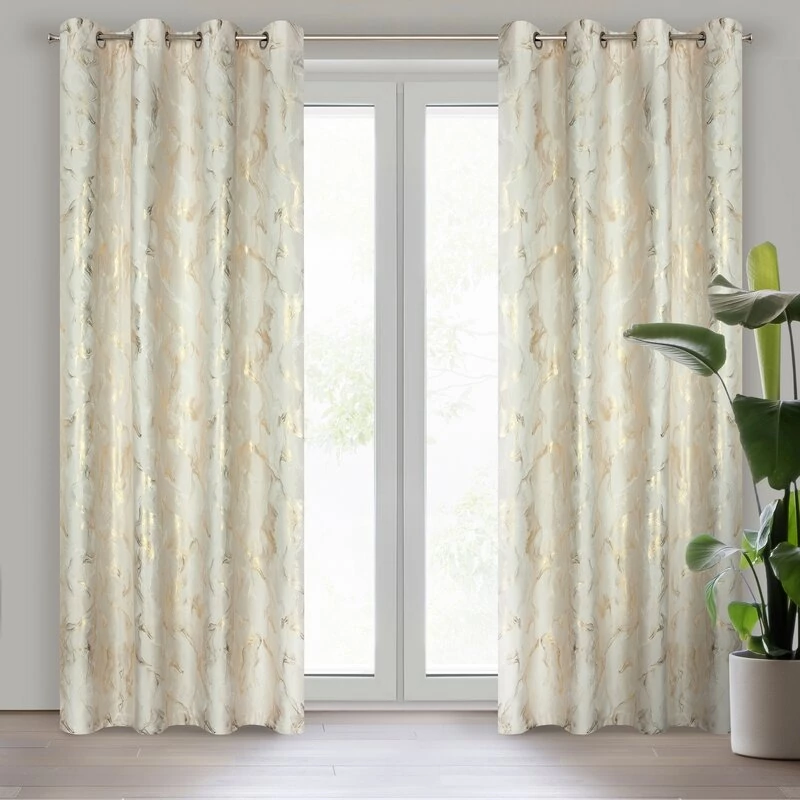 Melody függöny - kész függöny, velúr, krém színben