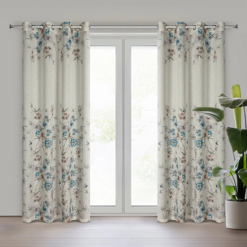 Ivy 2 kész függöny, eco stílus, természetes színben